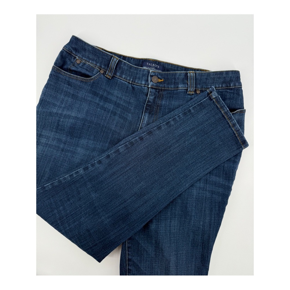 Talbots Indigo Simply Flattering 5 Pocket, Straight-Leg Jeans